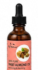 BY NATURES 100% PURE SWEET ALMO OIL 2 OZ