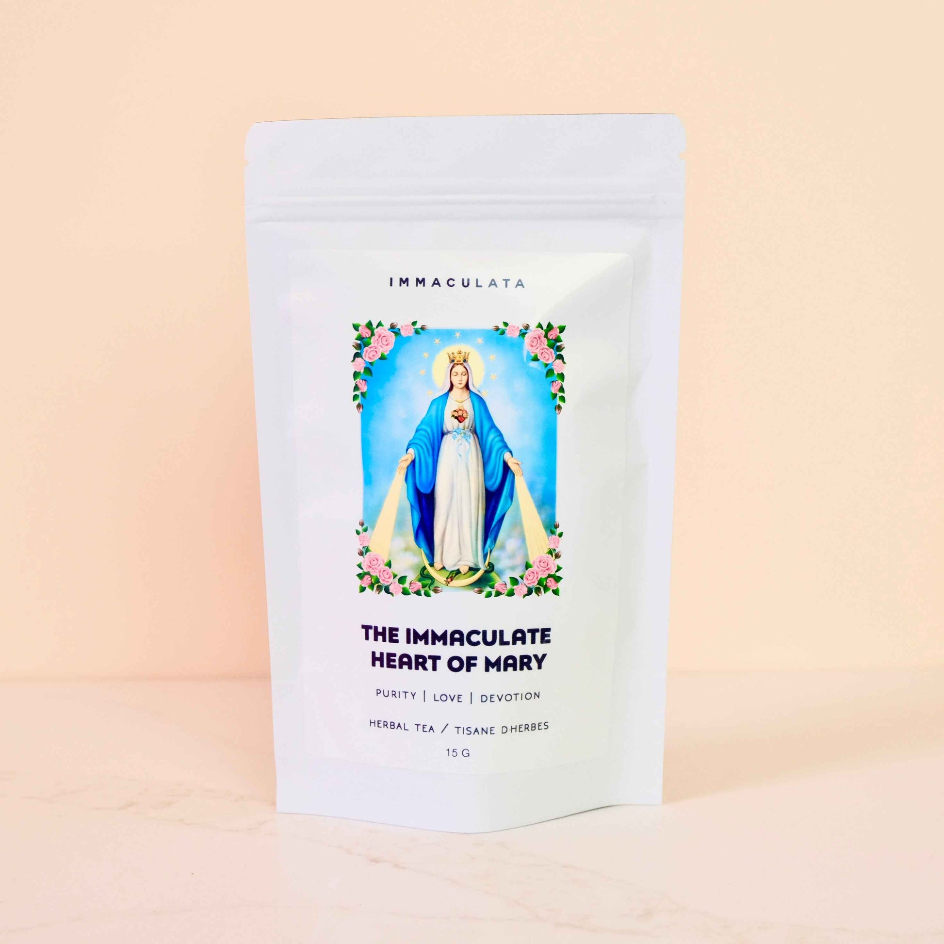 THE IMMACULATE HEART OF MARY // rose + holy basil
