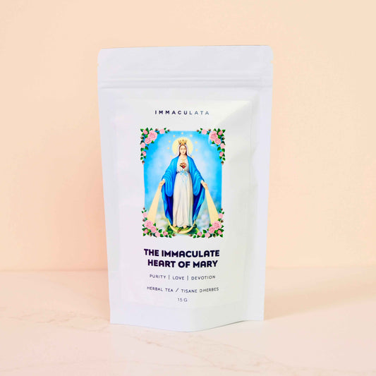 THE IMMACULATE HEART OF MARY // rose + holy basil