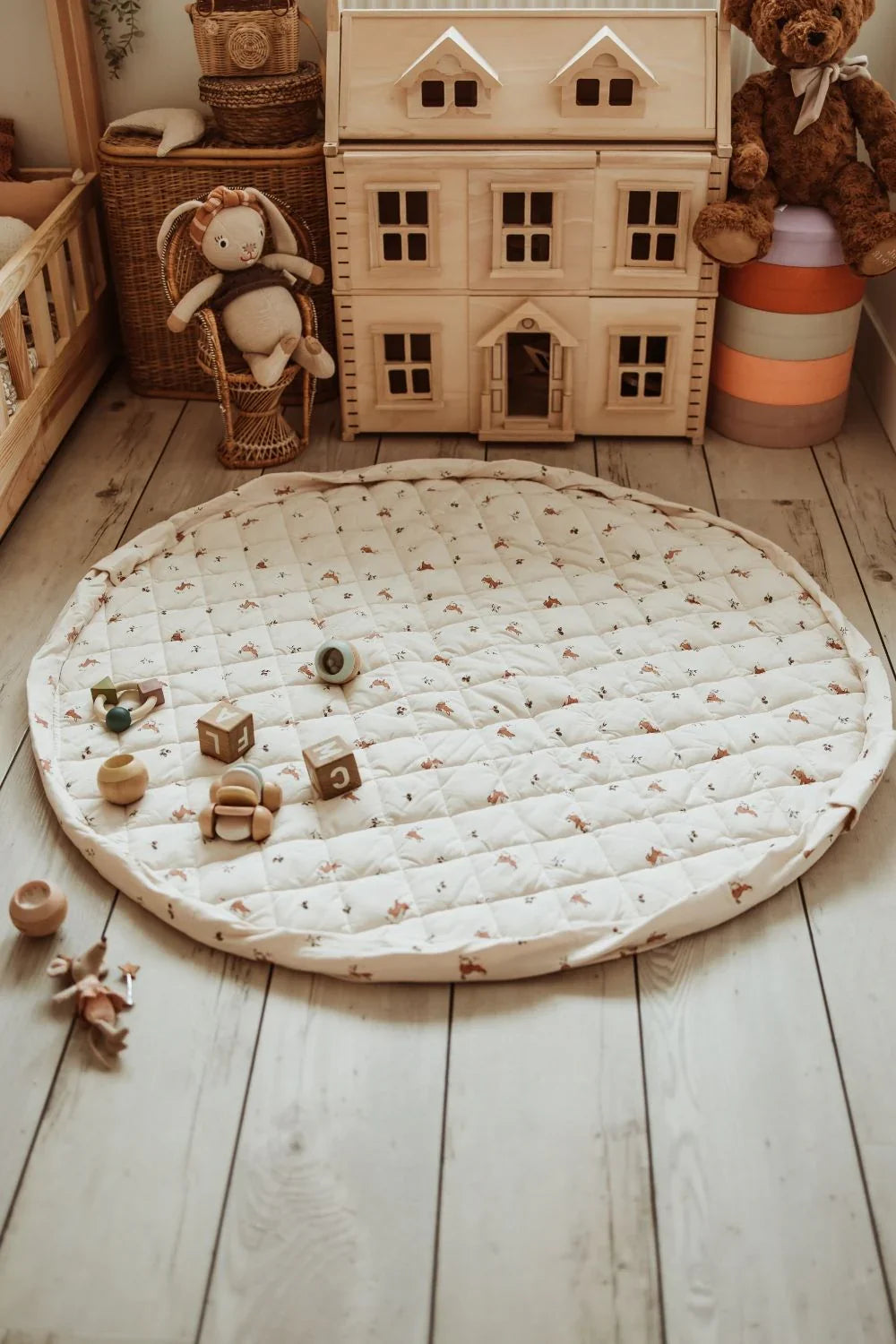 Organic Soft Babymat & Bag | Rabbit | play&go