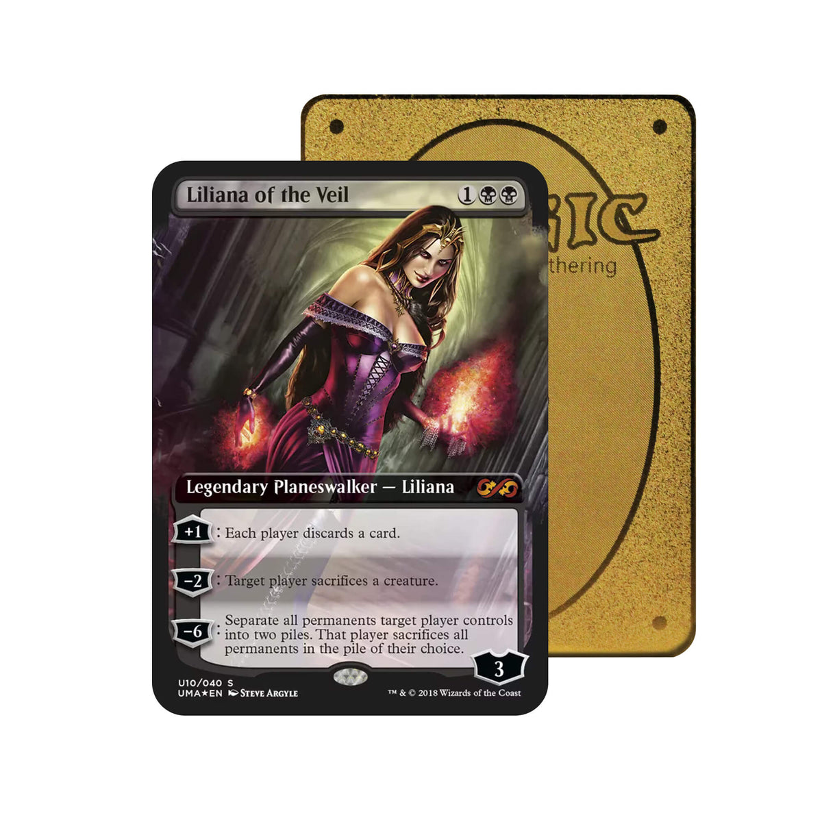 Liliana of the Veil Metal Orica Card