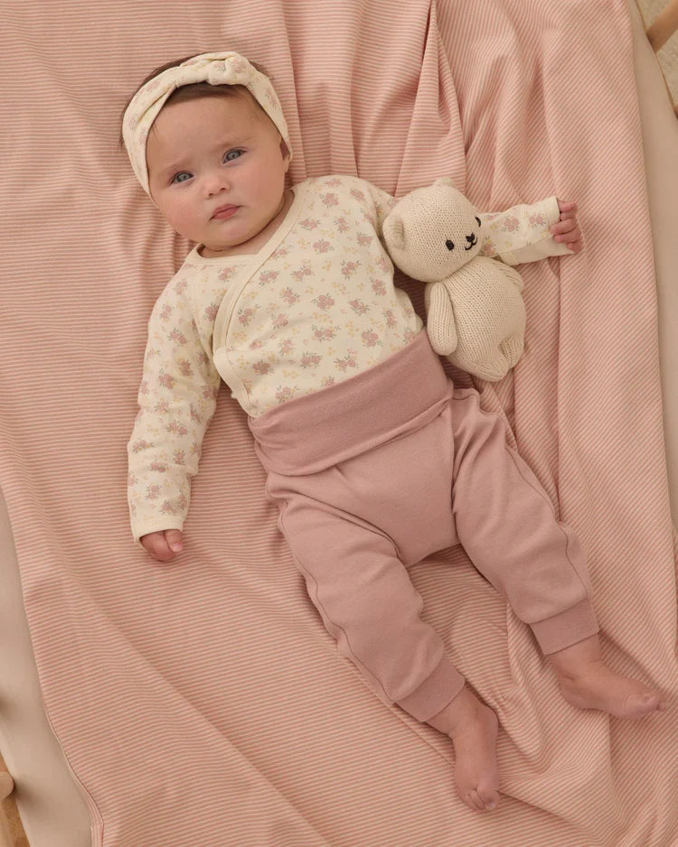 Baby Pant | Mauve | Quincy Mae