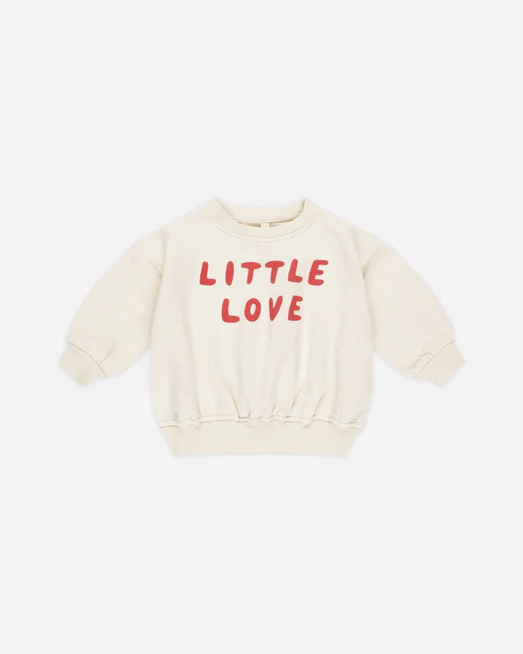 Relaxed Fleece Sweatshirt | Quincy Mae | Little Love