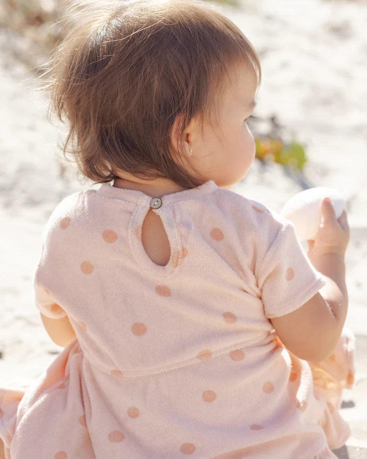 Terry Dress | Polka Dot | Quincy Mae