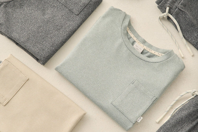 Cove Essential Pocket Tee | Heathered Sea Green | Rylee & Cru