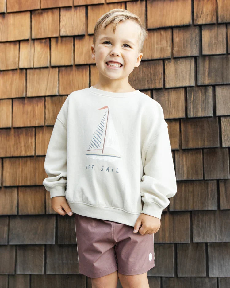 Oversized Sweatshirt | Set Sail | Rylee & Cru