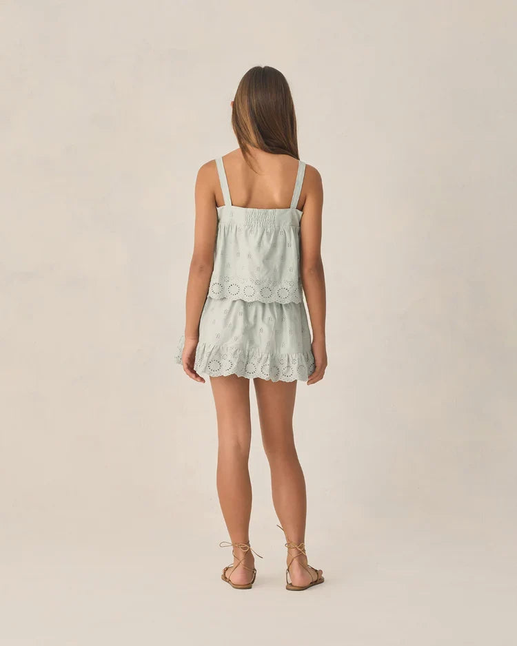 Teen Jess Mini Skirt | Seafoam | Rylee & Cru