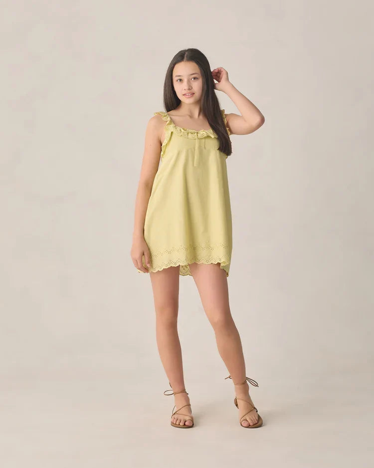 Teen Ida Dress | Citron | Rylee & Cru