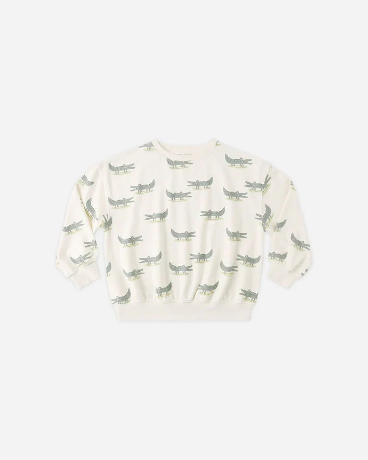 Relaxed Sweatshirt | Alligators | Rylee & Cru