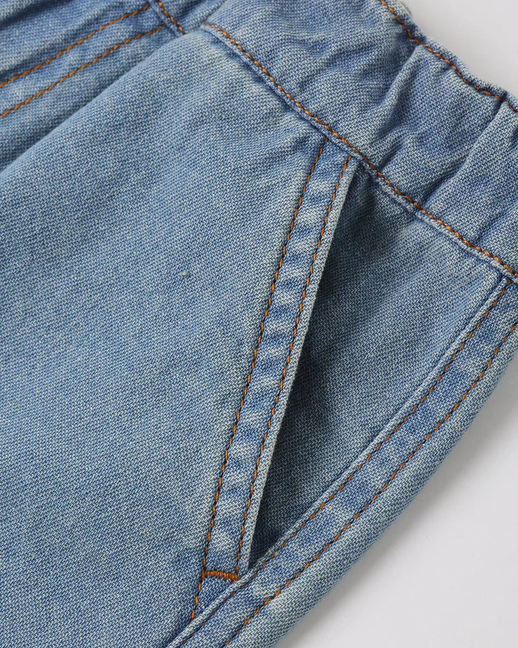 Dawson Short | Washed Blue | Rylee & Cru