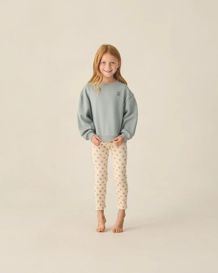 Ribbed Legging Set | Natural & Melon | Rylee & Cru