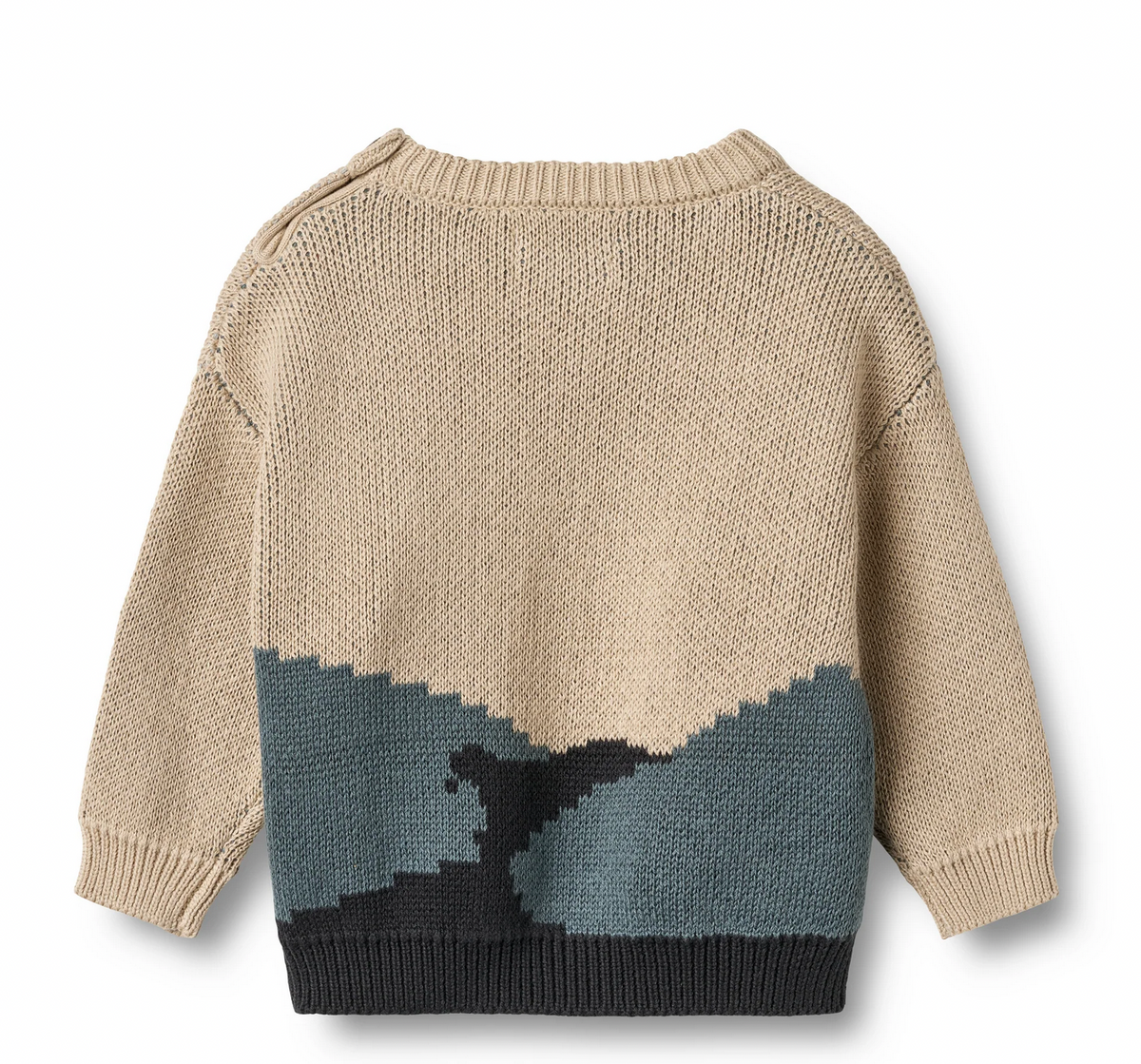Jaquard Pullover William | Warm Sand | Wheat Clothing