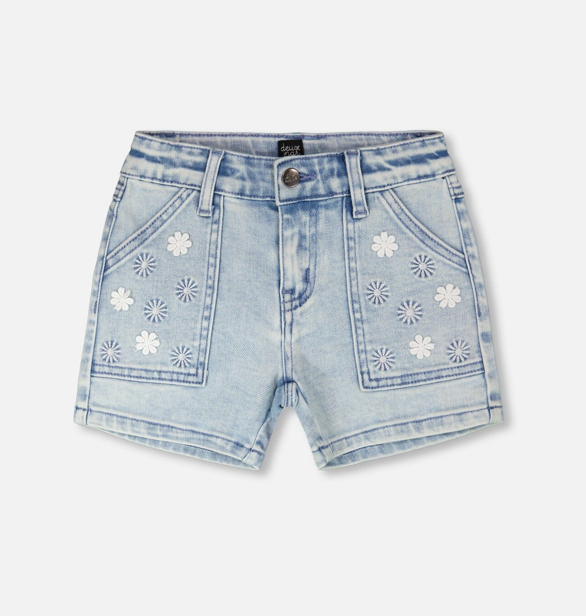 Denim Shorts | Light Blue Denim | Deux par Deux