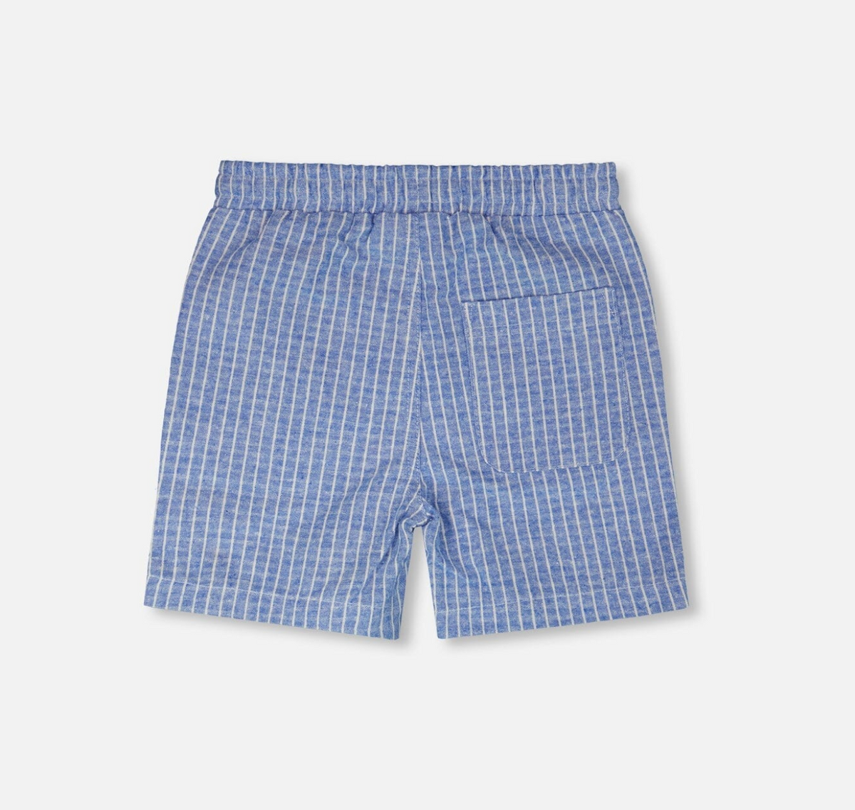 Chambray Short | Denim Stripe | Deux Par Deux