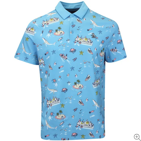 Pete 'N The Boat Print Polo
