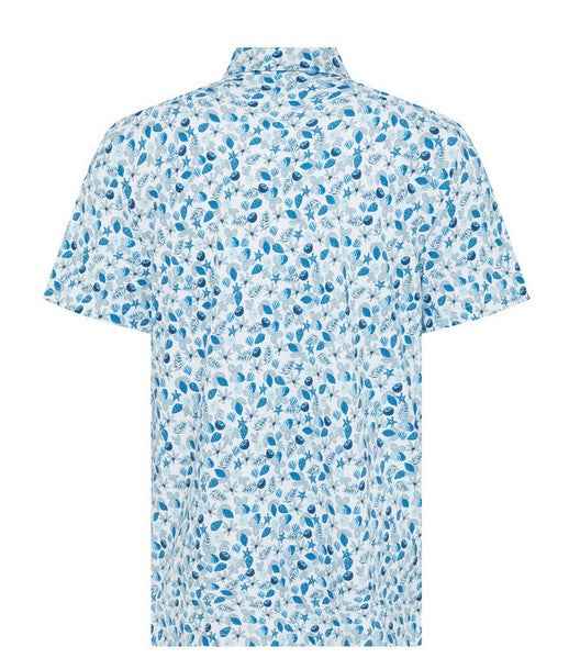 Coconut Caddy "Pete's" Print Polo