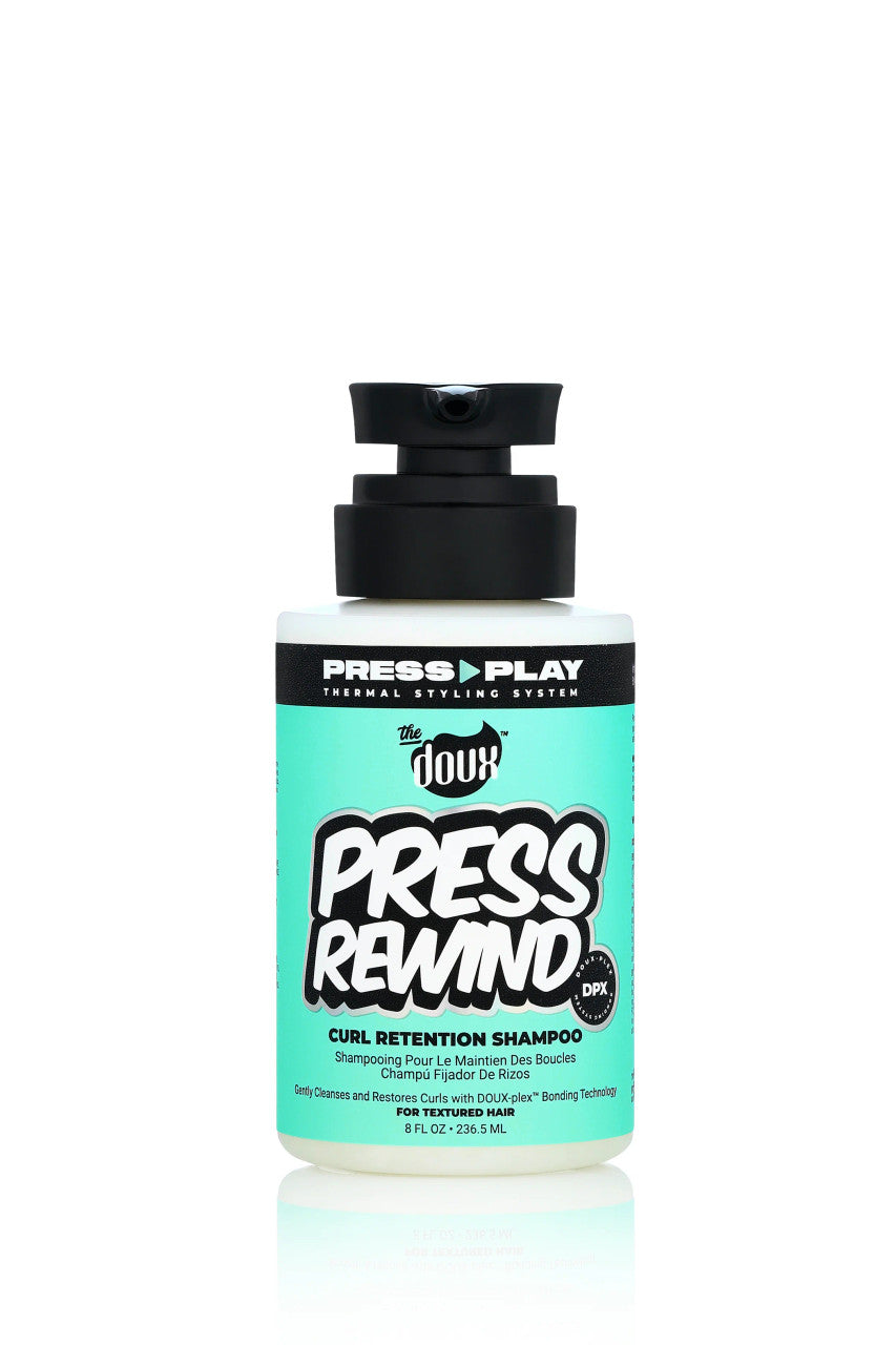 THE DOUX PRESS REWIND CURL RETENTION SHAMPOO 8OZ