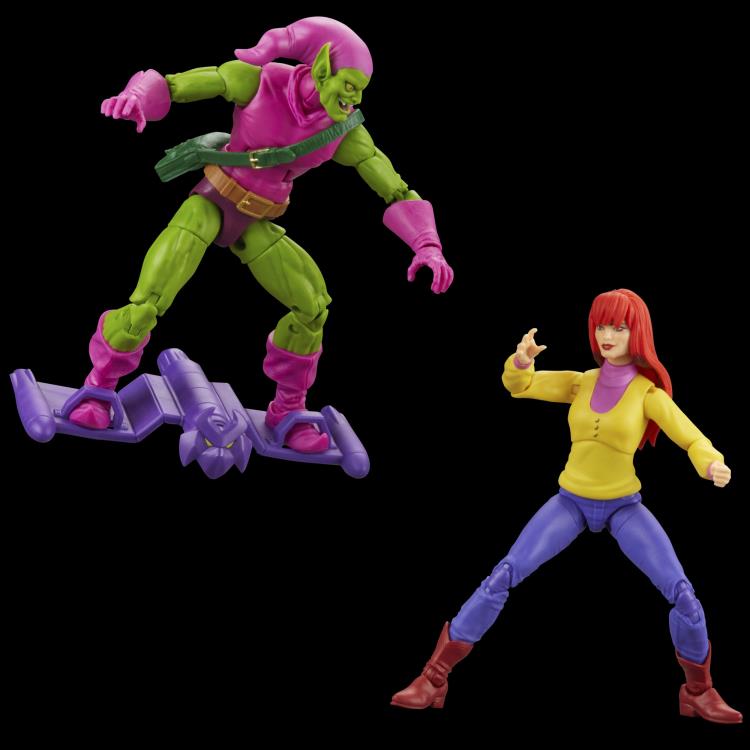 Spider-Man Marvel Legends Mary Jane & Green Goblin Exclusive Two-Pack