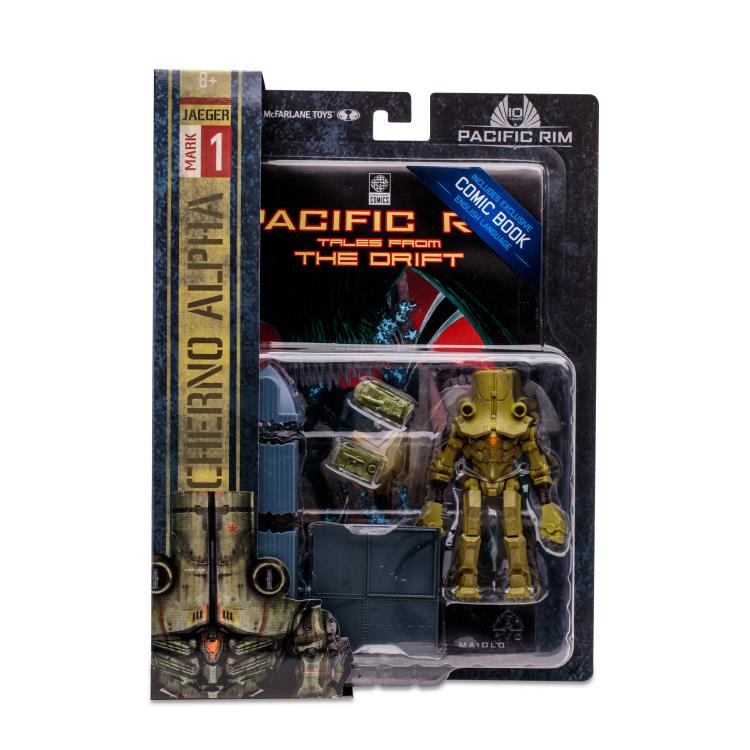 Pacific Rim: Tales From The Drift Cherno Alpha 4" Action Figure Playset with Comic