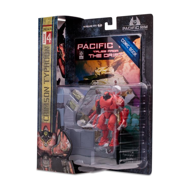 Pacific Rim: Tales From The Drift Crimson Typhoon 4" Action Figure Playset with Comic