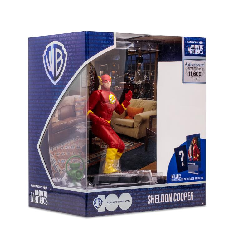 The Big Bang Theory Movie Maniacs WB 100 Sheldon Cooper 6" Limited Edition Figure ( Sub packaging )