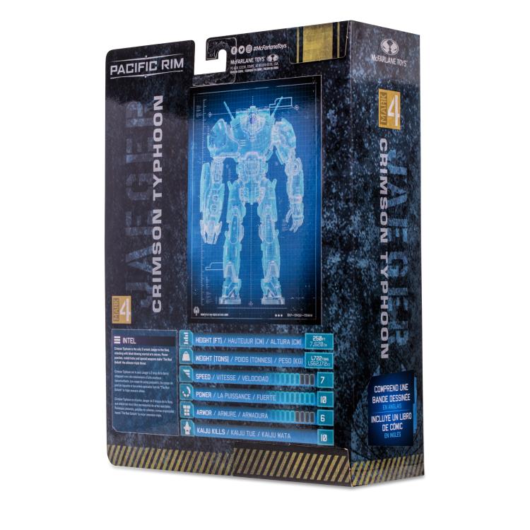 Pacific Rim: Tales From The Drift Crimson Typhoon 4" Action Figure Playset with Comic