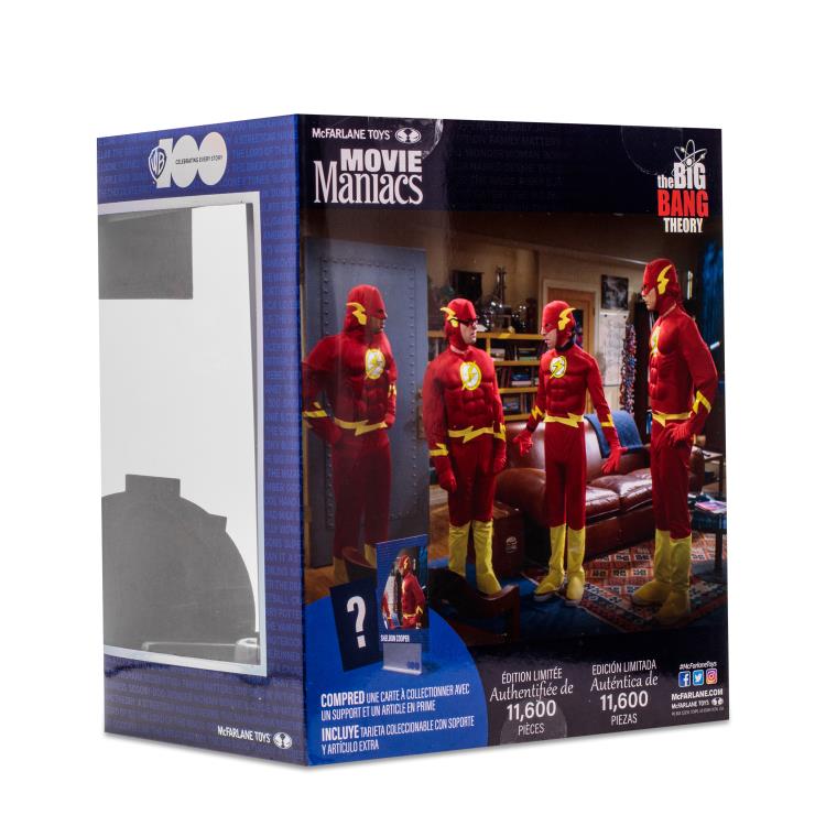 The Big Bang Theory Movie Maniacs WB 100 Sheldon Cooper 6" Limited Edition Figure ( Sub packaging )
