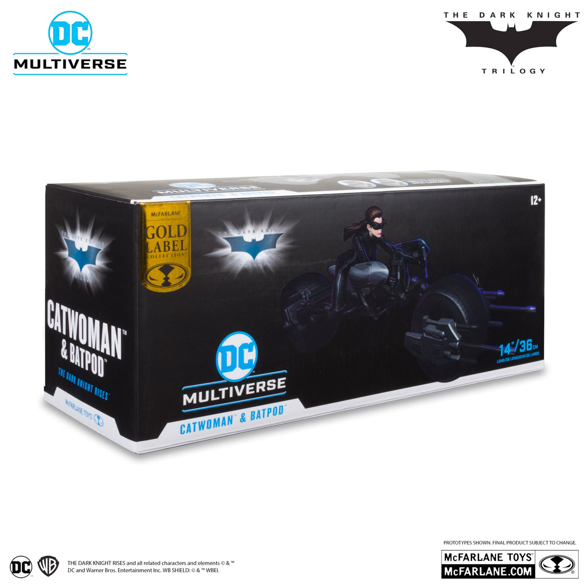 Catwoman and Batpod - The Dark Knight Rises - Exclusive Gold Label