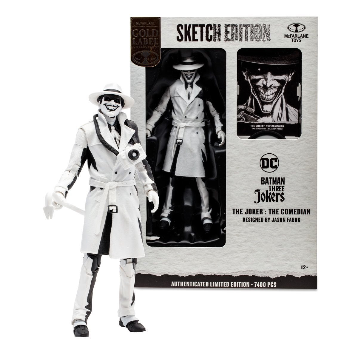 DC Multiverse - The Joker Comedian - Sketch Autograph  - Exclusive
