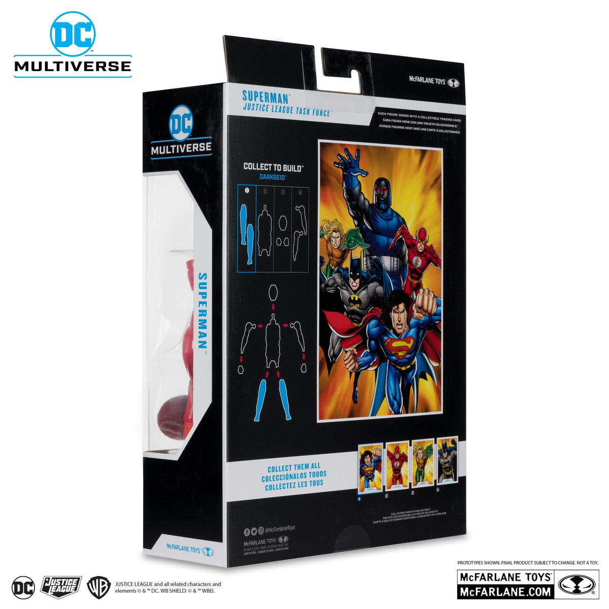 Justice League Task Force DC Multiverse Superman Action Figure - Collect to Build: Darkseid - Platinum / Chase