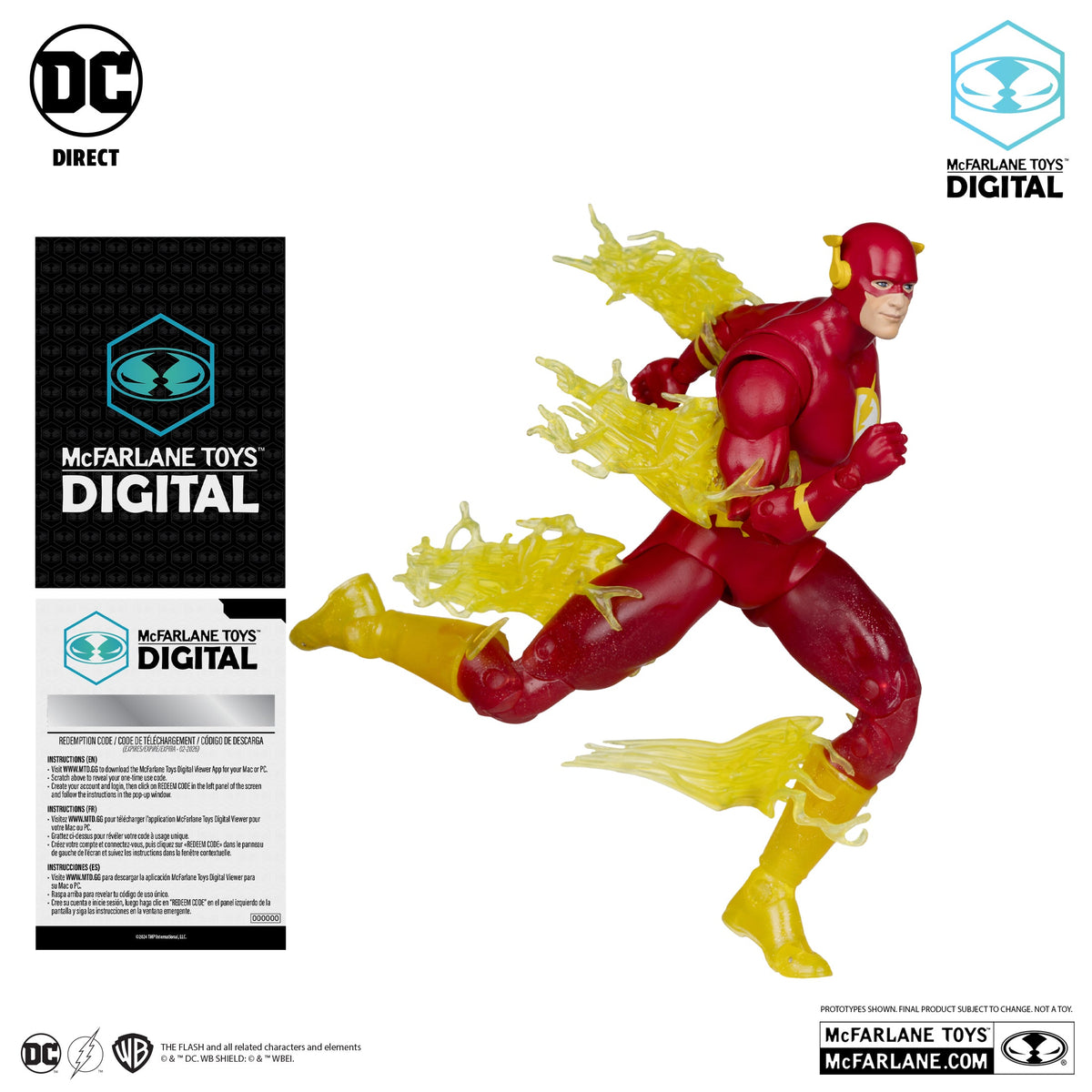 Dc Direct The Flash (Speed Force)   - The Flash - Platinum / Chase