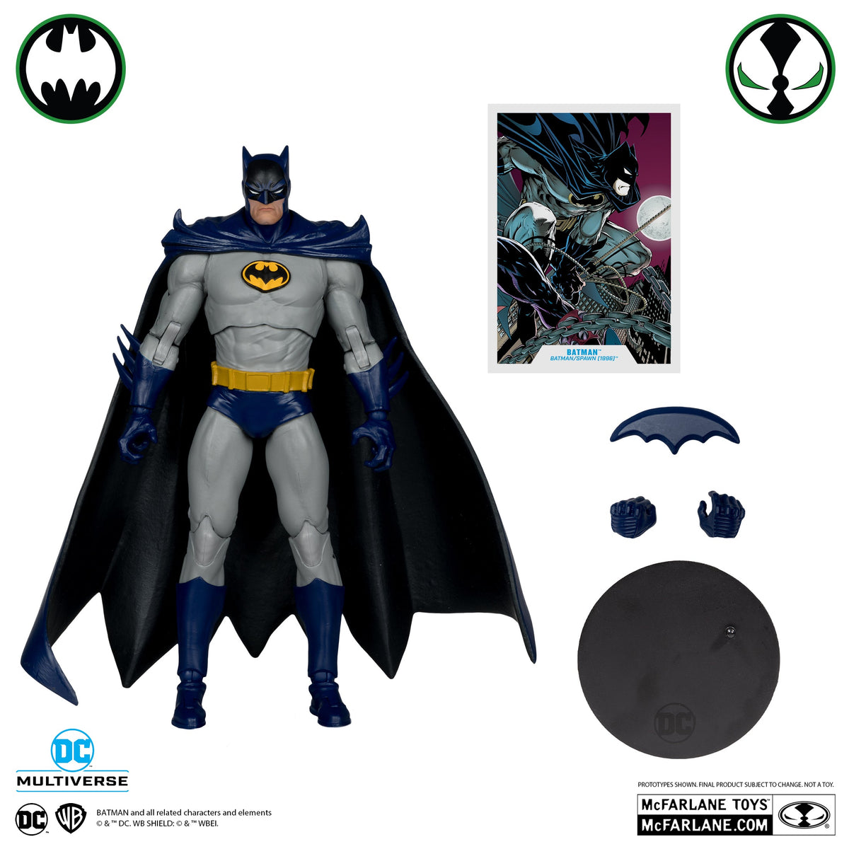 DC MULTIVERSE  - Batman 1996 (Batman/Spawn) - Platinum / Chase