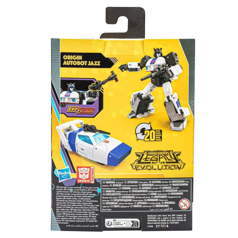 Transformers Legacy Evolution Buzzworthy Bumblee Origin Autobot Jazz Action Figure - Exclusive