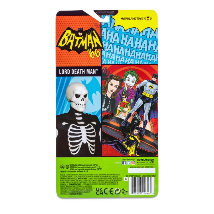 McFarlane Toys DC Batman 1966 Retro Series Lord Death Man Action Figure [Comic]