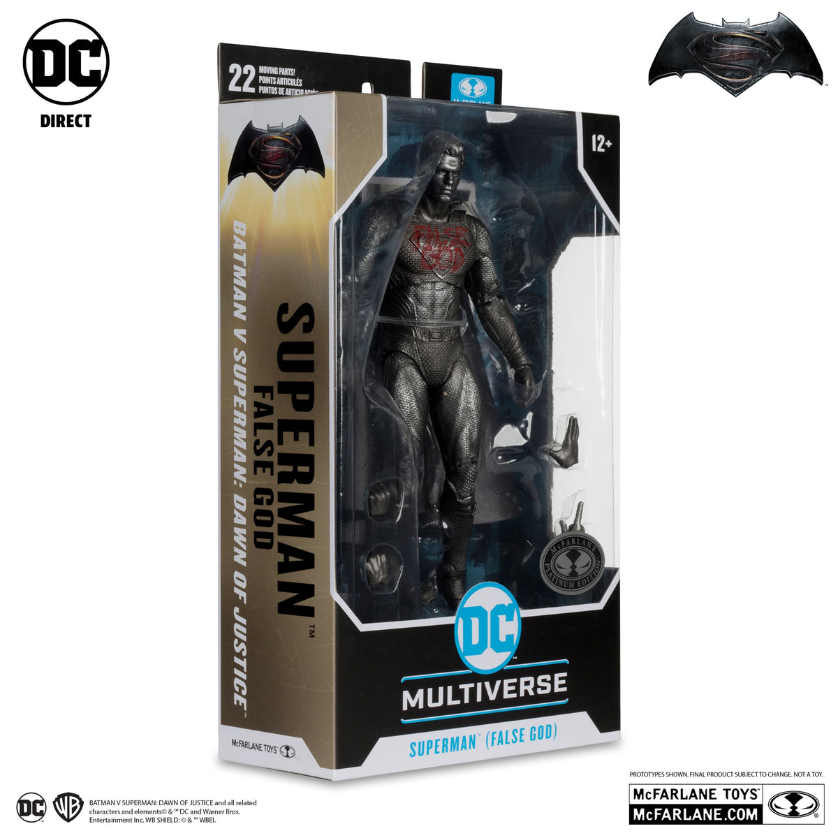 Batman v Superman: Dawn of Justice DC Multiverse - Superman (False God) - Chase / Platinum