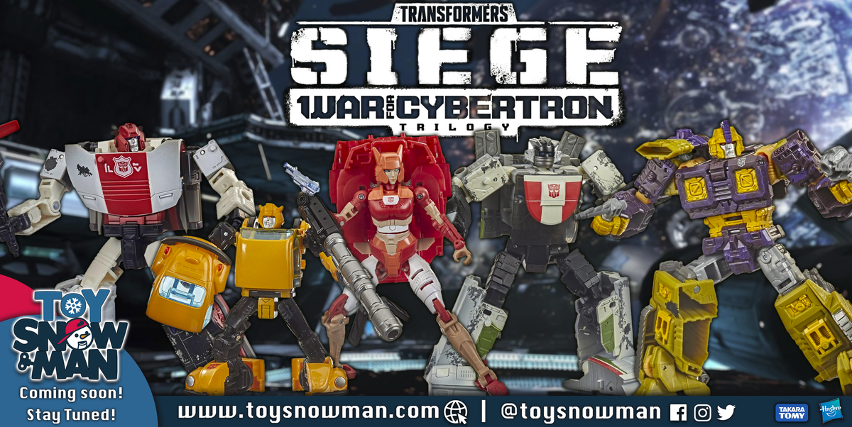 Set of 5 NETFLIX EDITION - TRANSFORMERS GENERATIONS WAR FOR CYBERTRON TRILOGY