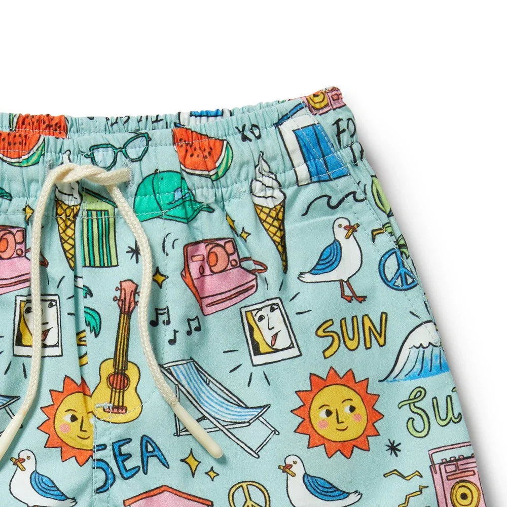Sun Surf & Sea Swim Board Short | Wilson + Frenchy