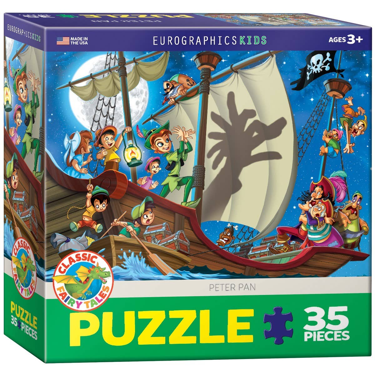Eurographics Peter Pan 35-Piece Puzzle - Ages 3+