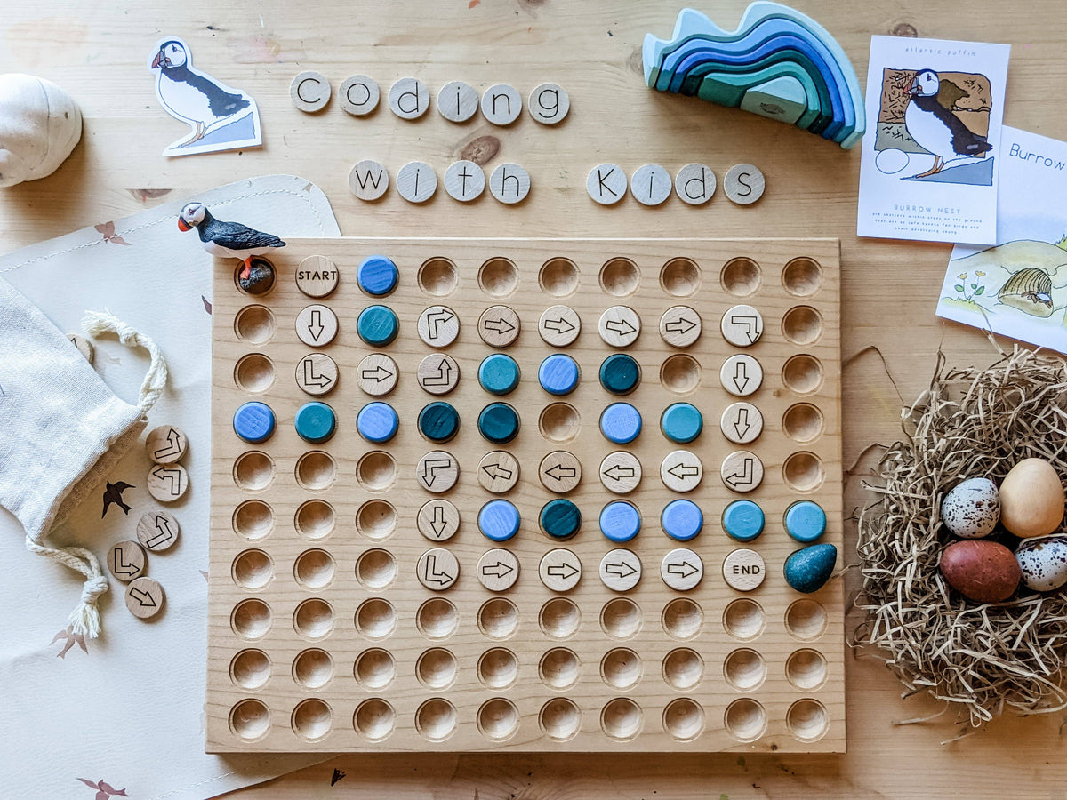 Tree Fort Toys - Coding Set (Mini 1") - Pieces Only - Made In Canada - Ages 5+