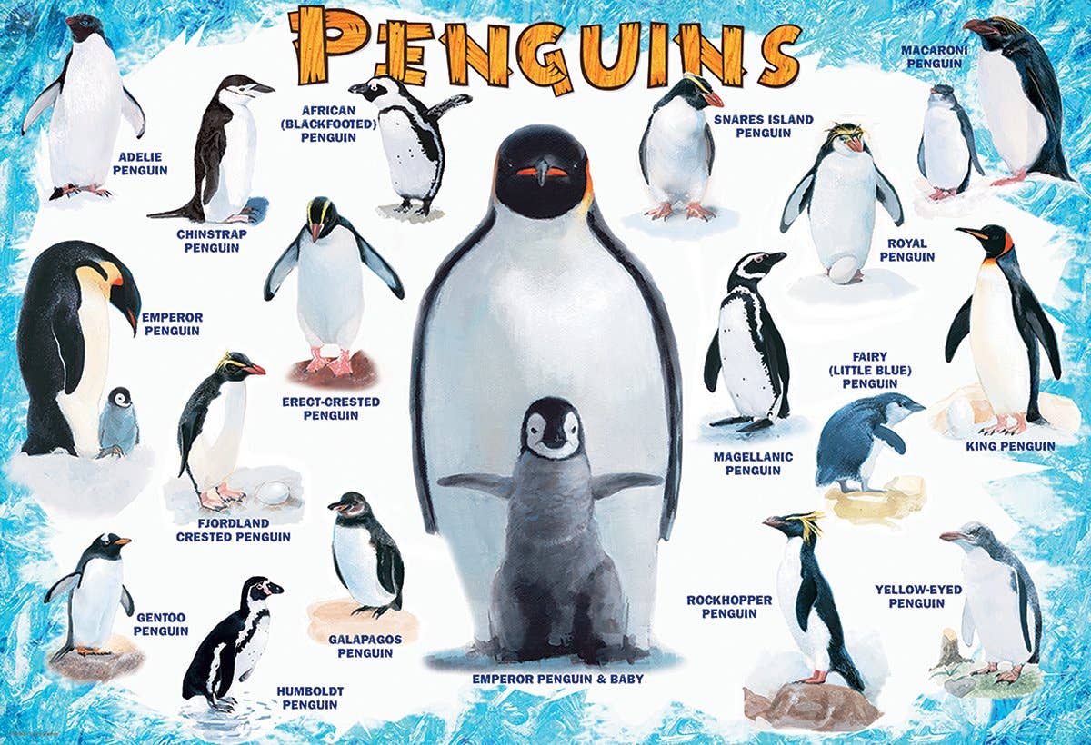 Eurographics Penguins 100-Piece Puzzle - Ages 5+