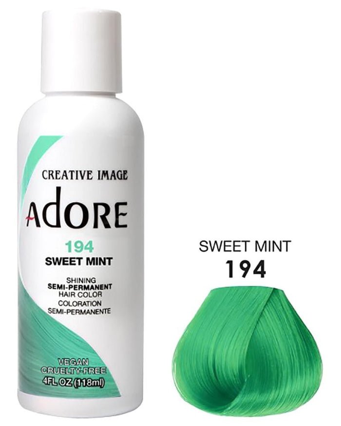 ADORE SEMI-PERMANENT HAIR COLOR - 194 SWEET MINT 4OZ