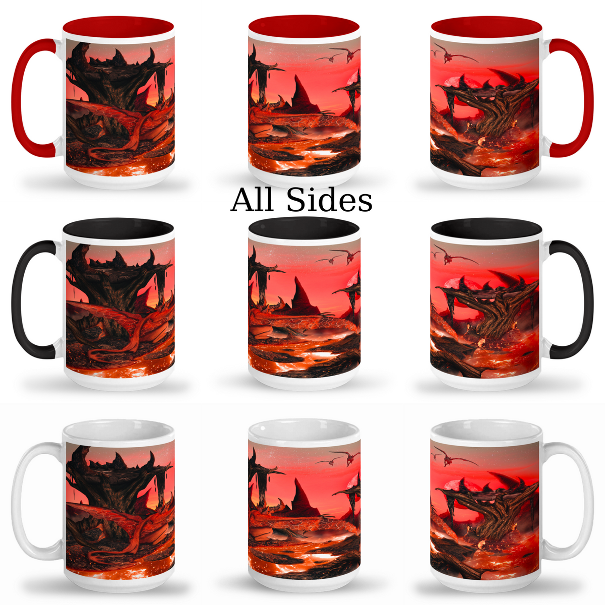 Red Demon / Devil - 15 oz Ceramic Mug