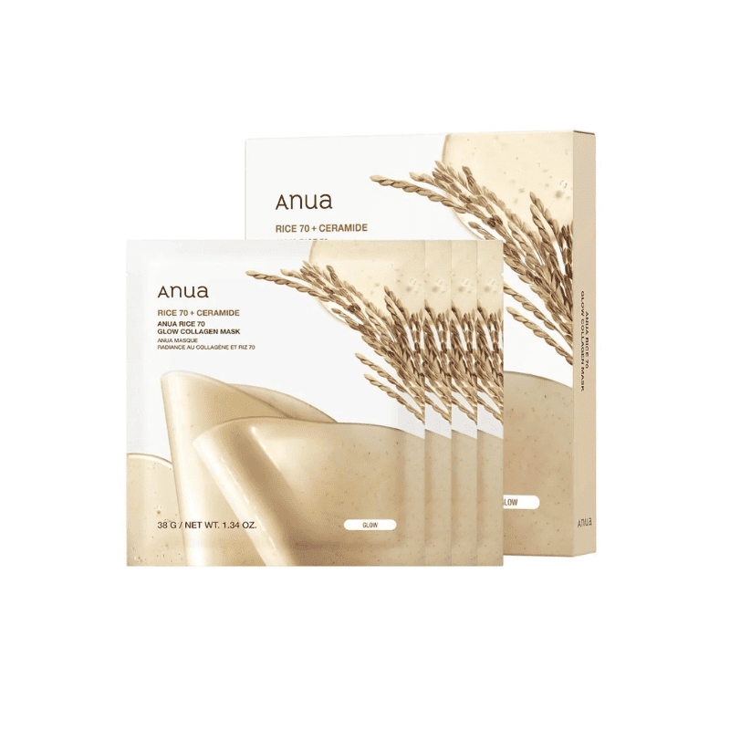 Anua Rice 70 Glow Collagen Mask 38g
