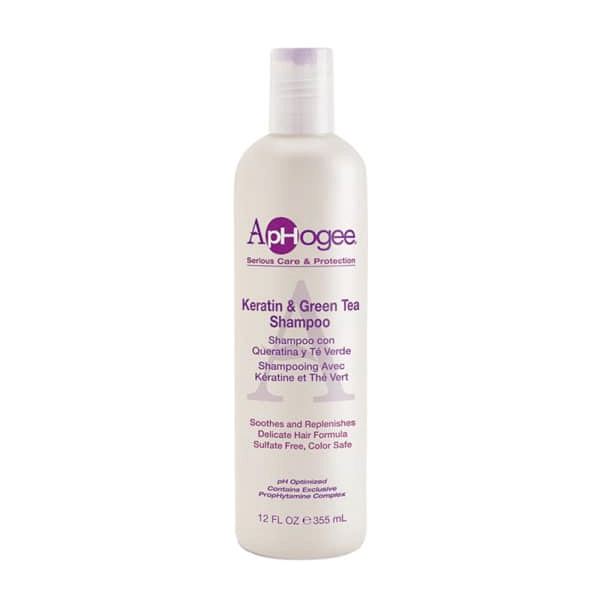 Aphogee Keratin & Green Tea shampoo 12oz
