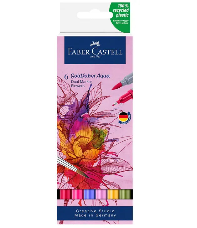 Faber-Castell - Goldfaber Aqua Dual Watercolour Marker Sets