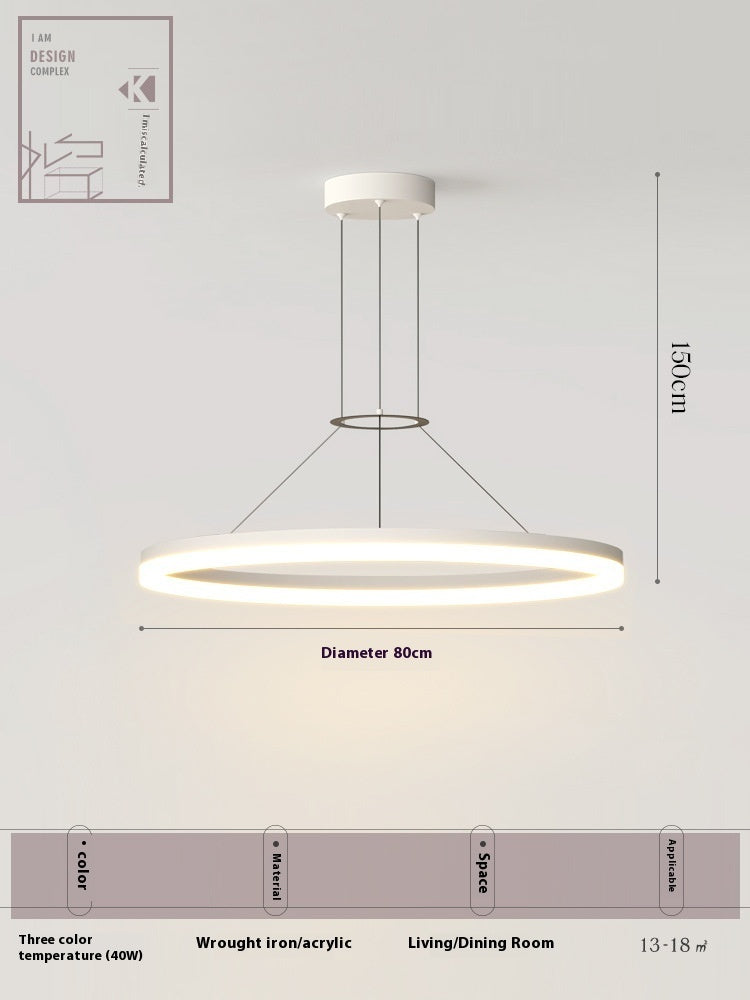 Creative Commercial Round Restaurant Chandelier