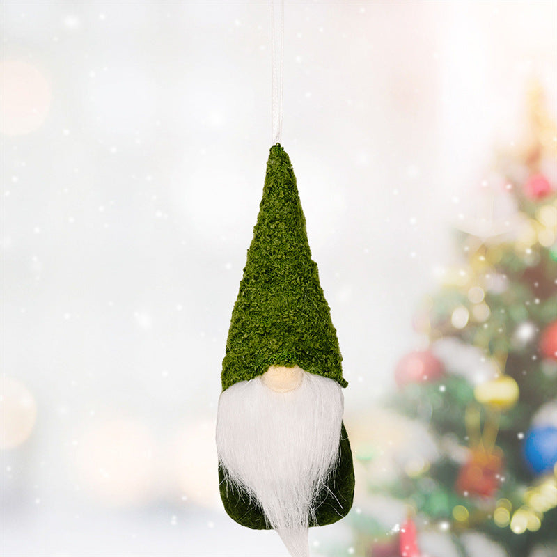 Knitted Christmas Tree Pendant Ornaments – Small Hanging Decor, 3 Styles