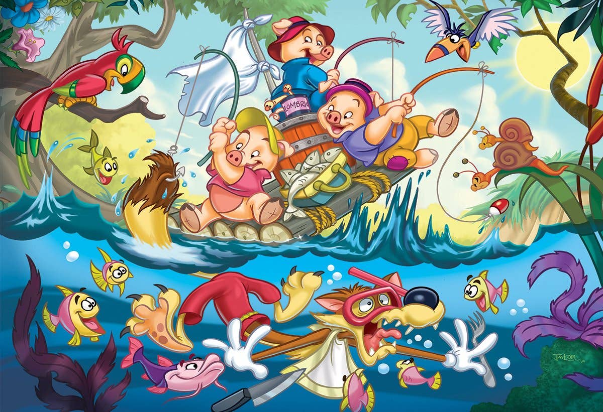 Eurographics The Three Little Pigs 35-Piece Puzzle - Ages 3+