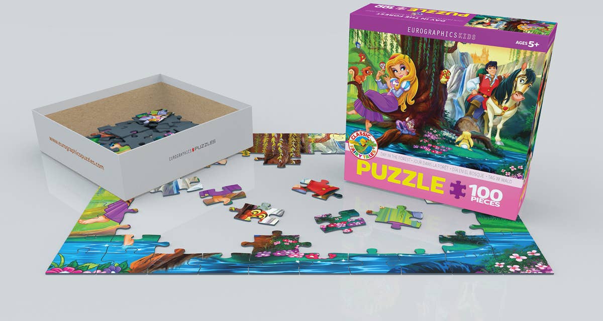 Eurographics Day in the Forest 100-Piece Puzzle - Ages 5+