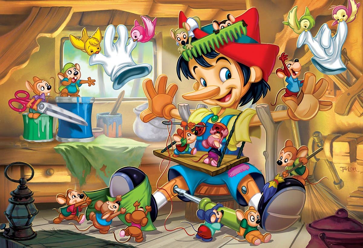 Eurographics Pinocchio 35-Piece Puzzle - Ages 3+